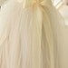 tea length skirt, Champagne Tutu, ivory tutu, chic tutu, WEDDING Bridesmaids Mother of the Bride Special Occasions