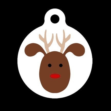 Reindog Pet Tag, Luggage Tag, Child ID Tag