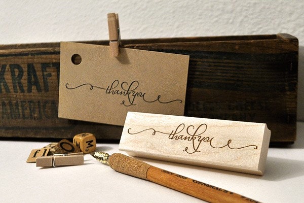 thank you rubber stamp