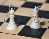 Chess PAWN Game Piece Earrings
