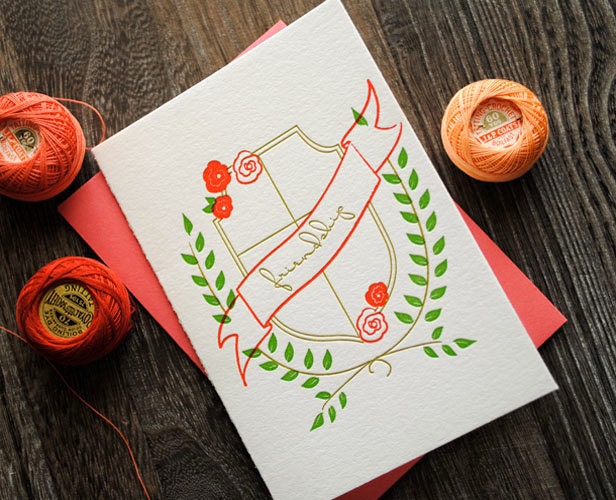 Friendship Card - Everyday - Letterpress