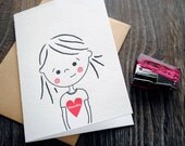 Sweet Girl - Thanks - Letterpress