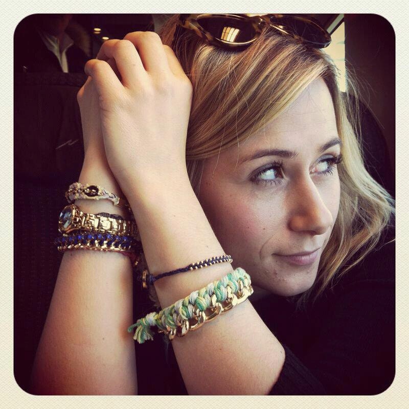 Woven Friendship bracelet in BLACK