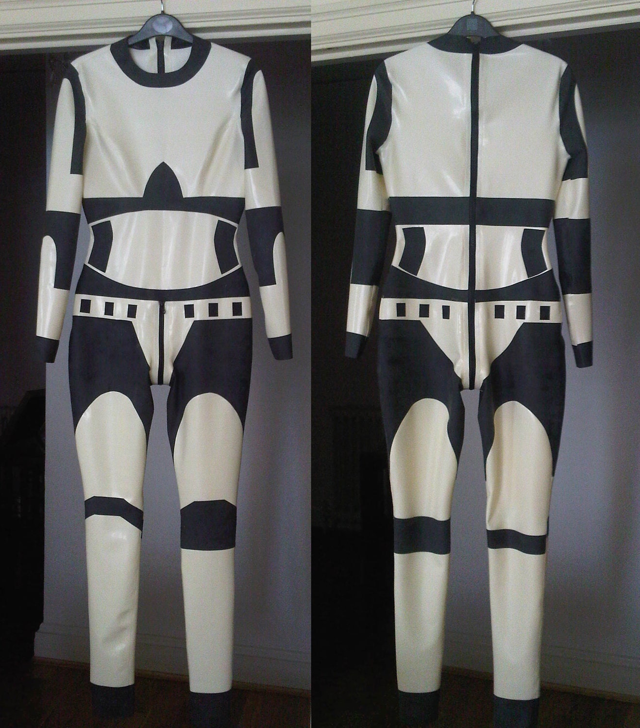 Star Wars Stormtrooper Inspired Rubber Latex Catsuit