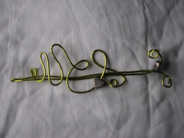 Apple green shawlpin or slide