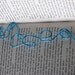 Turquoise wire bookmark
