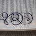 Purple wire bookmark