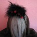 Headband, fascinator for a Gothic Fairy