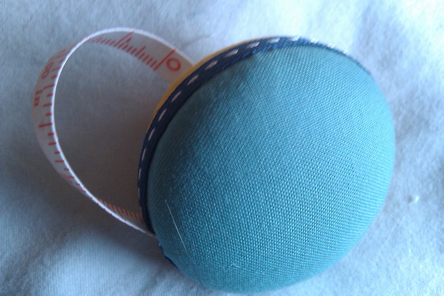 Blue Bird Tape Measure - blue on yellow