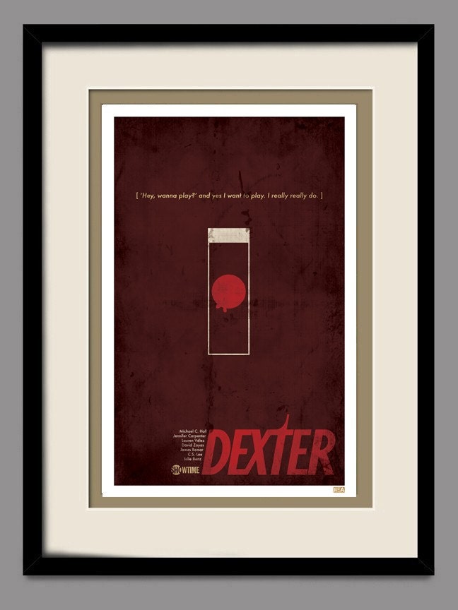 Dexter - Retro Movie Show Poster 11x17 Print