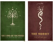 The Lord of the Rings and The Hobbit - 11x17 Movie Poster Set
