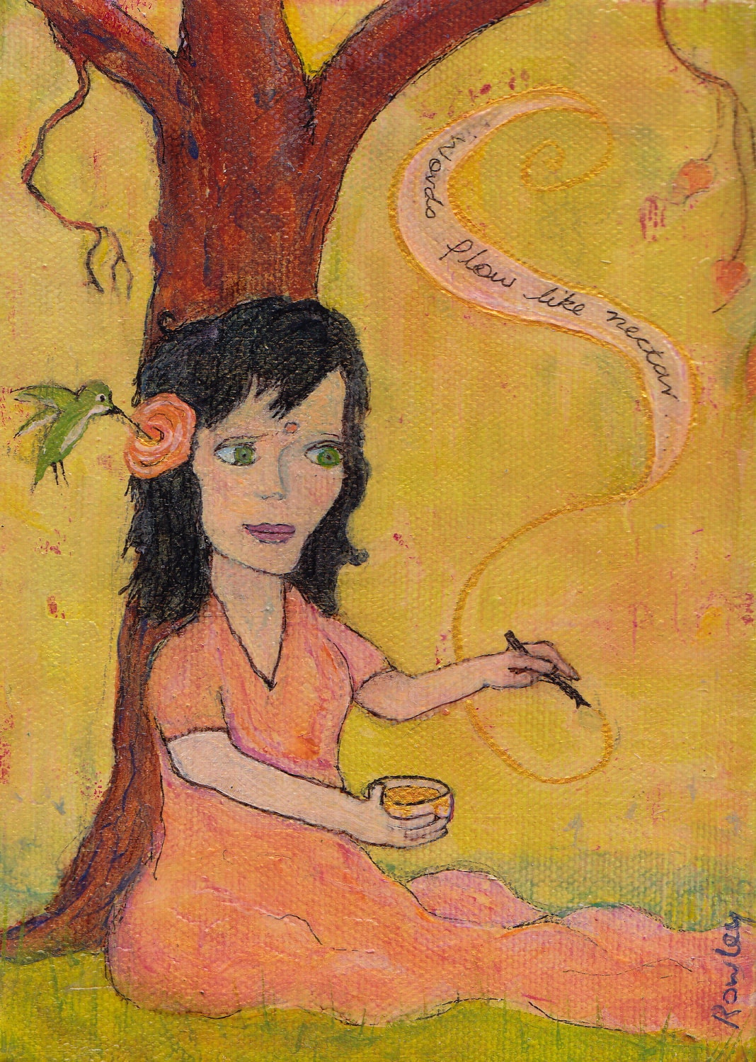 Original Art Meadow Muse
