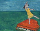 Original Painting: 'The Dancer' - 12x9 on paper