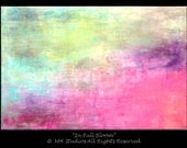 SALE -Large ORIGINAL Modern Abstract Contemporary Textured Palette Knife Acrylic Metallic Canvas Painting 24 x 36 - In Full Bloom