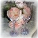 Swarovski Crystal Accented Unleaded Crystal Toasting Flute Set for the Bride and Groom