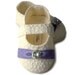 Sophia Baby Girl Shoe in Ivory and Violet. Infant,Toddler, Pre School sizes,by Pink2Blue