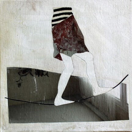 print of a collage/painting