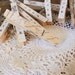 Rustic French Clothespin Favors - Love - Set of Five