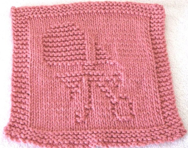 Knitting Cloth Pattern  - BABY RATTLE - PDF - Instant Download