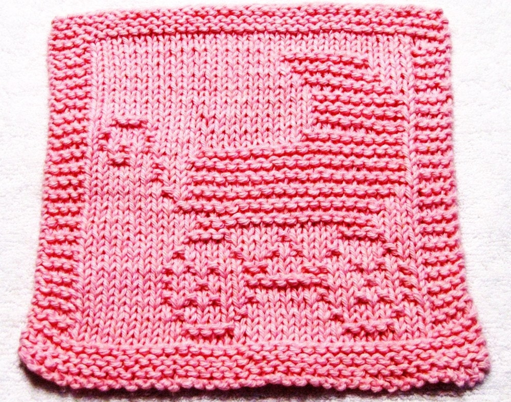Knitting Cloth Pattern - BABY CARRIAGE - PDF - Instant Download