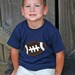 Boy's Football Shirt or Onesie - You Choose Shirt Color and Sleeve Length