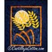 Autumn Quilted Wall Hanging - Harvest Moon Quilt - On Sale