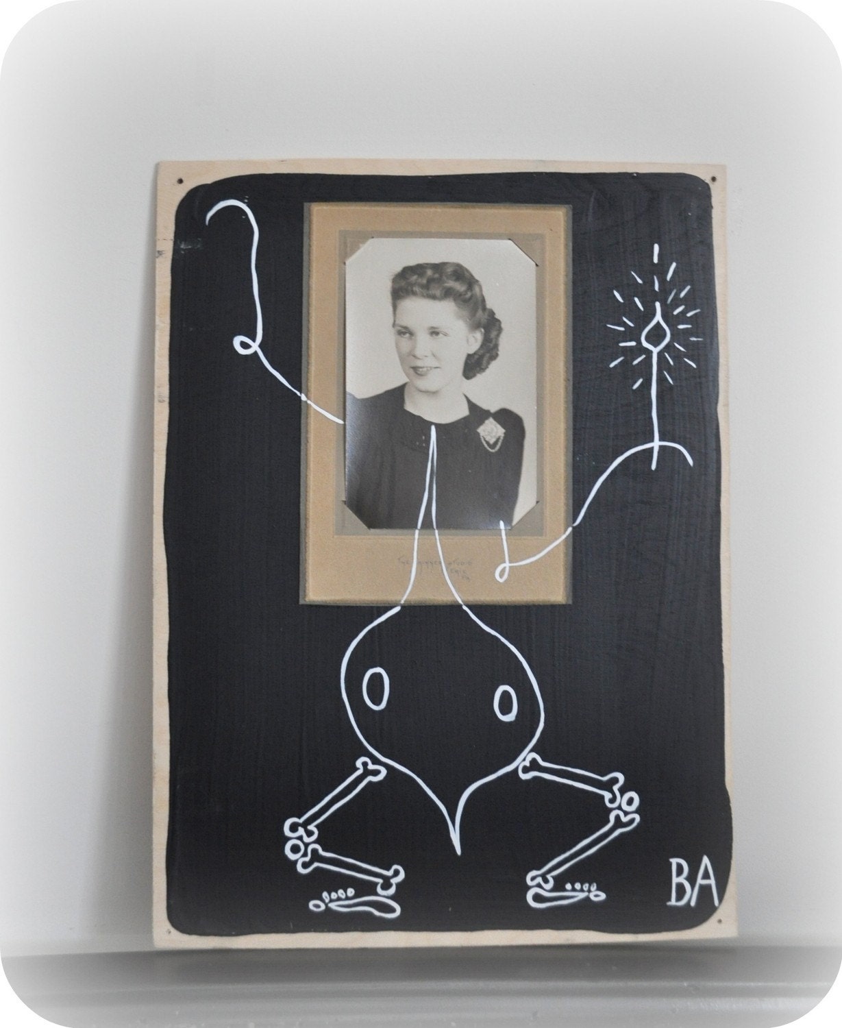 Girl With Candle Painting