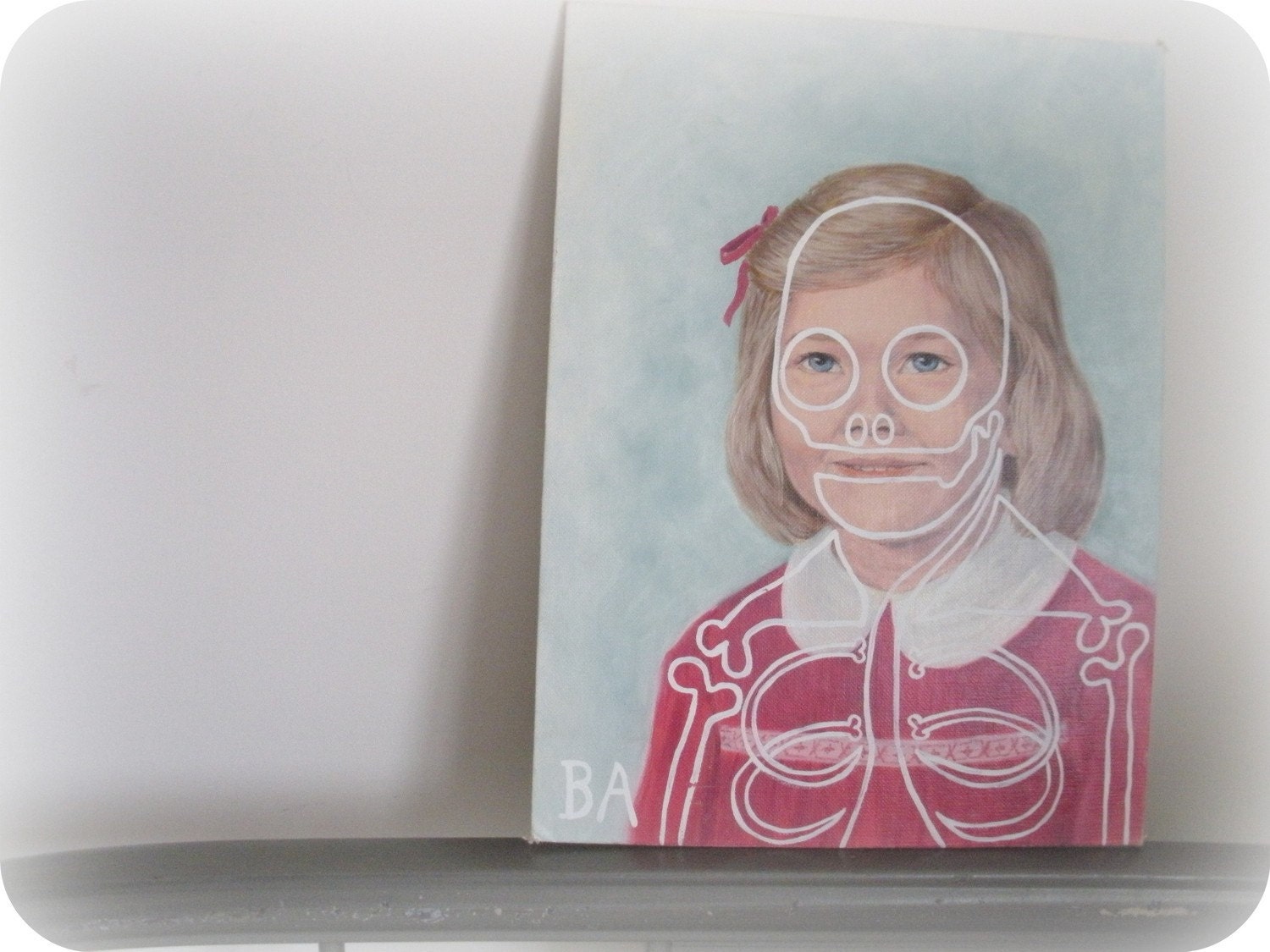 RESERVED FOR ALICIA Peter Pan Girl Portrait
