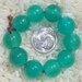 Glow in the Dark Glass 1 "Light Teal" Glow Glass Glow in the Dark Handmade Bead SRA I-7