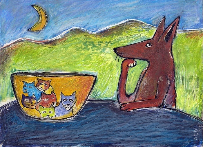 Waiting For Soup 8.5x11 Print