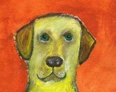 Yellow Dog 8.5x11 Print