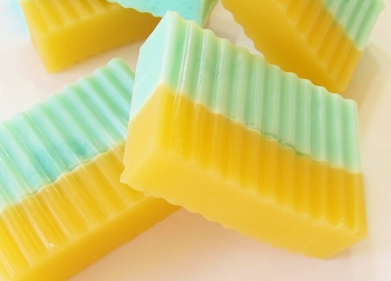 Mandarin Tiki Natural Soap - Orange Citrus & Berries scent, large 5 oz soap, handmade, glycerin, vegan, scented, gift