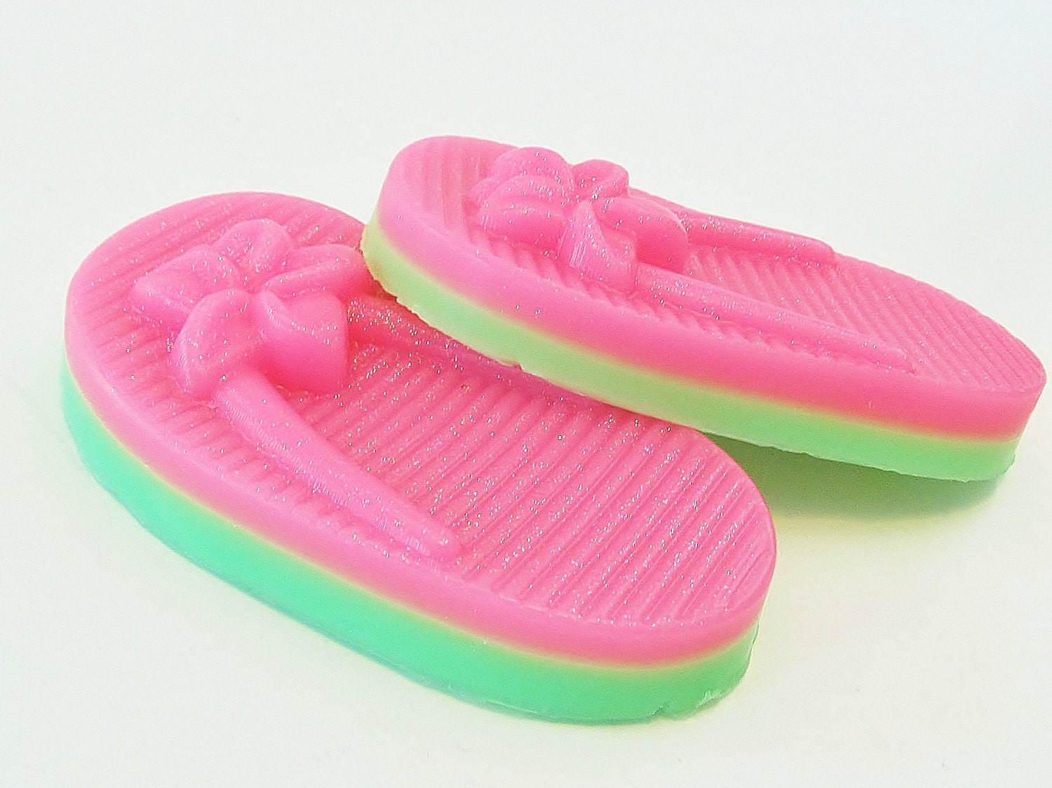 FLIP FLOP Beach Pool Party Natural Soap - handmade, glycerin, scented, kids, fun, custom party favors