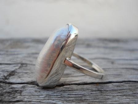 pearl ring Fresh water biwa pearl
