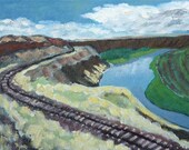 Round the Corner - 9x12 - original oil painting