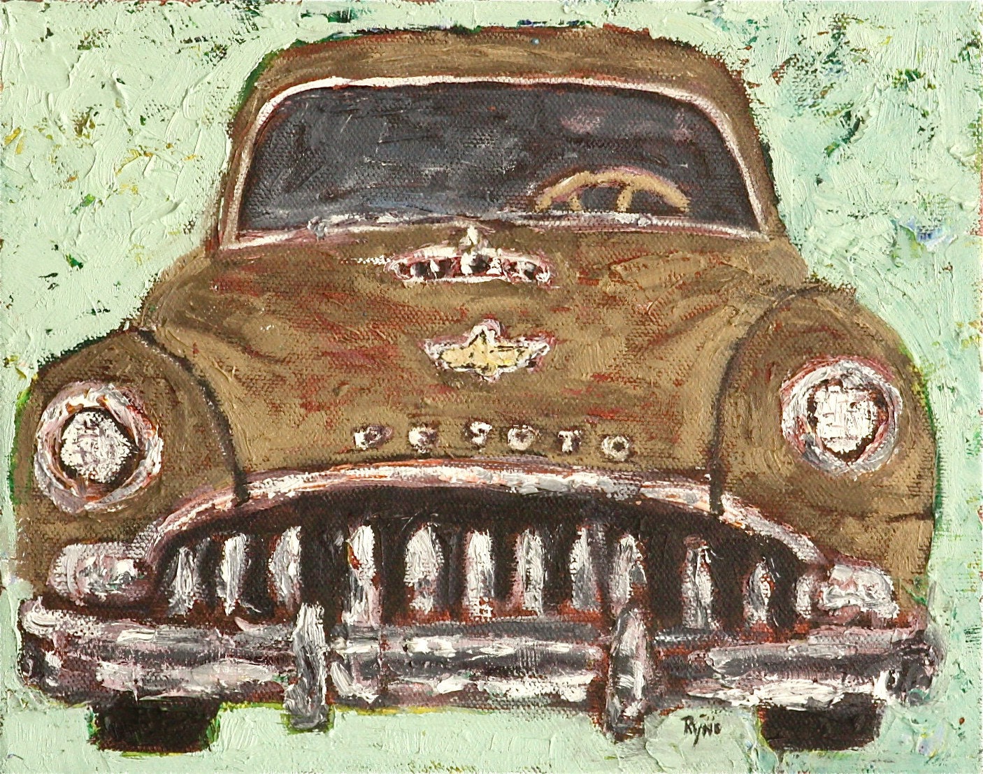 Brown Desoto - print