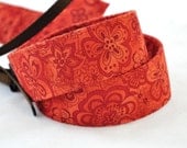 SLR Camera Strap - Rust Floral - Camera Straps for dSLR - Nikon Camera Strap - Canon Camera Strap - Spring Accessories Spring Fashion