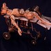 Steampunk cyborg Hare marionette