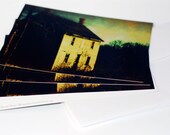 farm photography postcards set of (4) fine art photo card - "Farm Skeleton " 5x7 postcard farmhouse