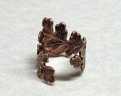 Forest Oak Leaf Ring