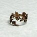 Forest Leaf Spray Ring band