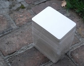 125 Rectangular Coasters Heavy Weight  Blank, 3 7/8" x 5 3/8". Perfect for letterpress, crafts, etc
