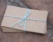 50 Kraft Coin Envelopes, brown bag kraft. Perfect for wedding favors, letterpress, crafts, etc