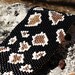 Beadwork Snake Skin cuff / bracelet, Beadwoven seed beads texture fashion jewelry.