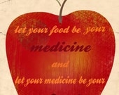 food-medicine-art print limited edition