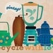 Recycle with love-art print limited edition