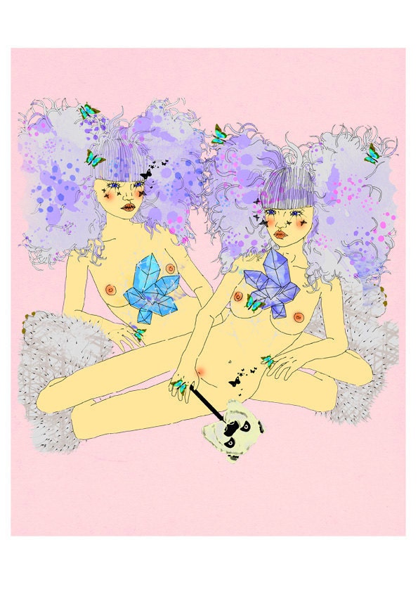 Polar Girls-limited edition art print of 50