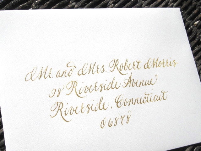 Calligraphy in Gold