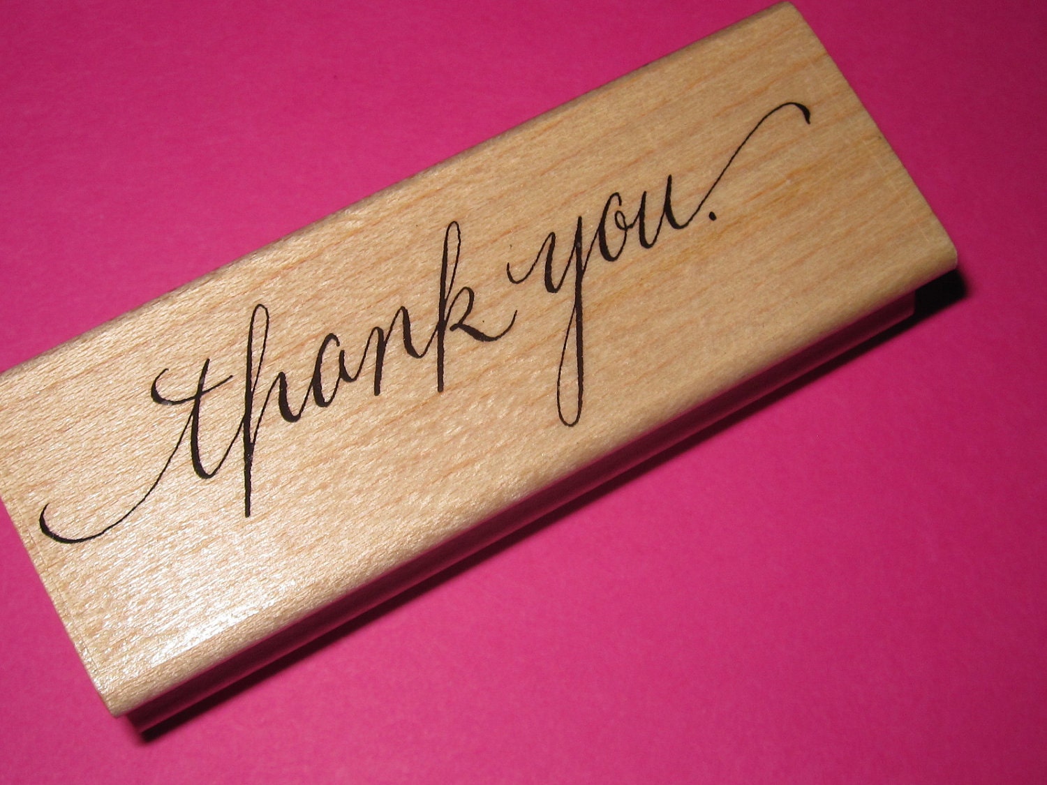 Calligraphy Stamp-thank you.