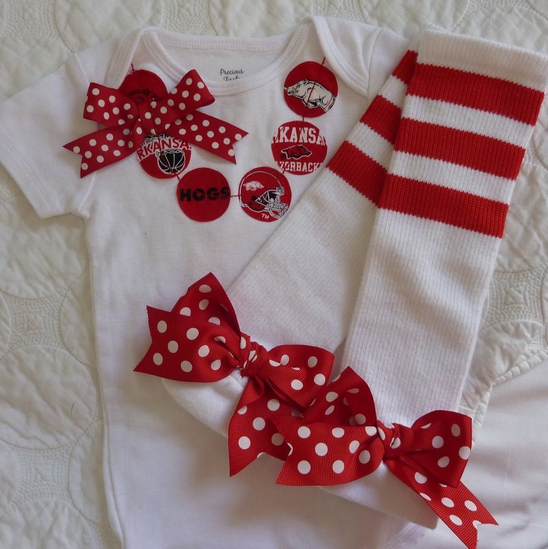 Blue and White Varsity Collection Bow Tube Sock Leg Warmers baby legs